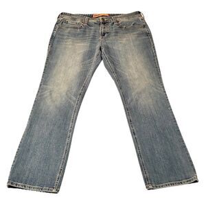 Seven7 Slim Straight Jeans Men's 34x30 Blue Medium Wash Denim